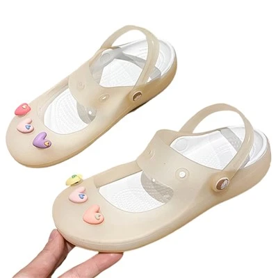 Cute Flat Sandals rau Lub Caij Ntuj Sov